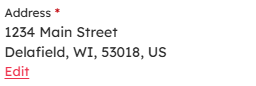 Address Complete